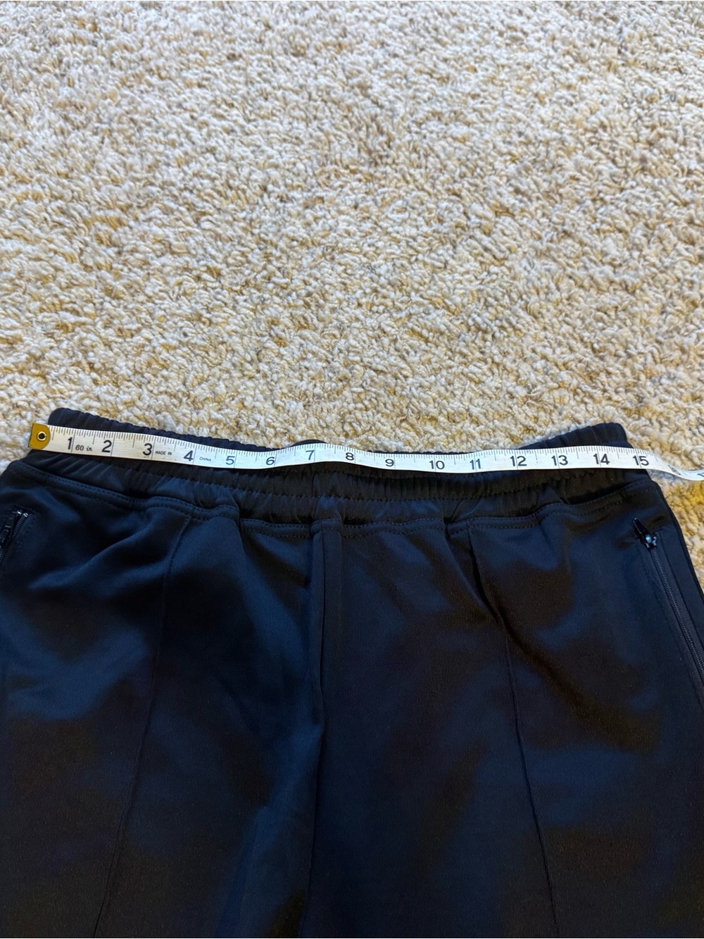 NWT American Tall Black Track Pants with Pink Side Stripes - Picture 4 of 13